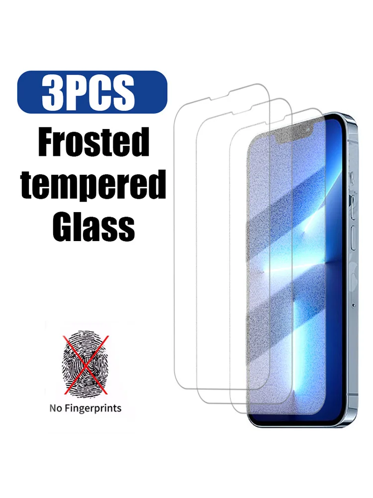 3pcs Matte Glass for iPhone 11 12 13 14 Pro Max Mini SE 2020 2022 Screen Protectors for iPhone X XS XR 7 8 Plus 5 5S 6 6S Glass
3pcs Matte Glass for iPhone 11 12 13 14 Pro Max Mini SE 2020 2022 Screen Protectors for iPhone X XS XR 7 8 Plus 5 5S 6 6S Glass