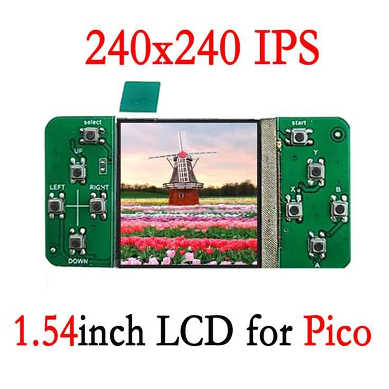 1.54 Inch LCD Display Module LCD Display Screen 240X240 Pixels For Raspberry Pi Pico
1.54 Inch LCD Display Module LCD Display Screen 240X240 Pixels For Raspberry Pi Pico