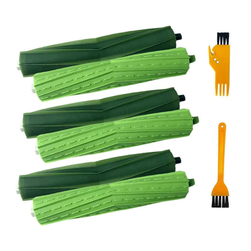 3 Pair Main Rubber Brush Replacement For Irobot Roomba I3 I7 E5 E6 Series Robot Vacuum Cleaner Accessories
3 Pair Main Rubber Brush Replacement For Irobot Roomba I3 I7 E5 E6 Series Robot Vacuum Cleaner Accessories