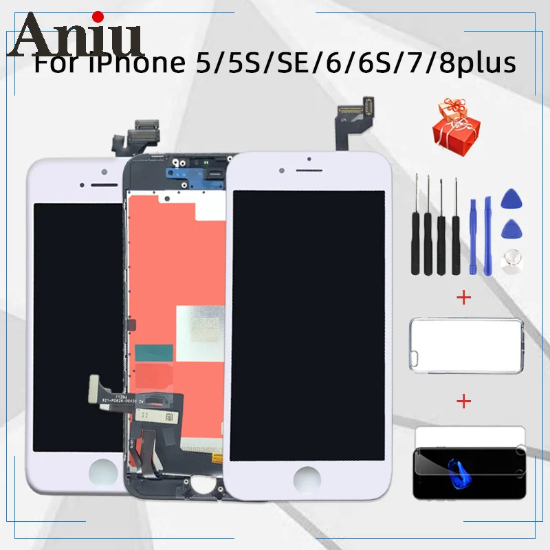 AAA+++LCD Display For iPhone 6 6S 7 8 Plus With Perfect 3D Touch Screen Digitizer Assembly For iPhone 5 5S No Dead Pixel
AAA+++LCD Display For iPhone 6 6S 7 8 Plus With Perfect 3D Touch Screen Digitizer Assembly For iPhone 5 5S No Dead Pixel