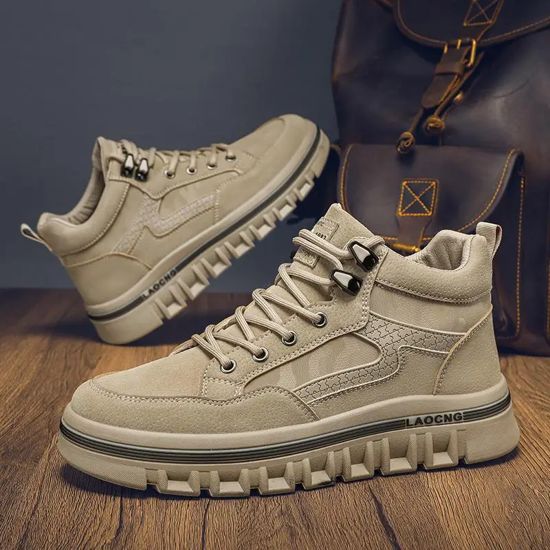 Men's Autumn High-Top Canvas Worker Boot Men's Trendy Casual Motorcycle Boots Sports Increased 2023 New
Men's Autumn High-Top Canvas Worker Boot Men's Trendy Casual Motorcycle Boots Sports Increased 2023 New