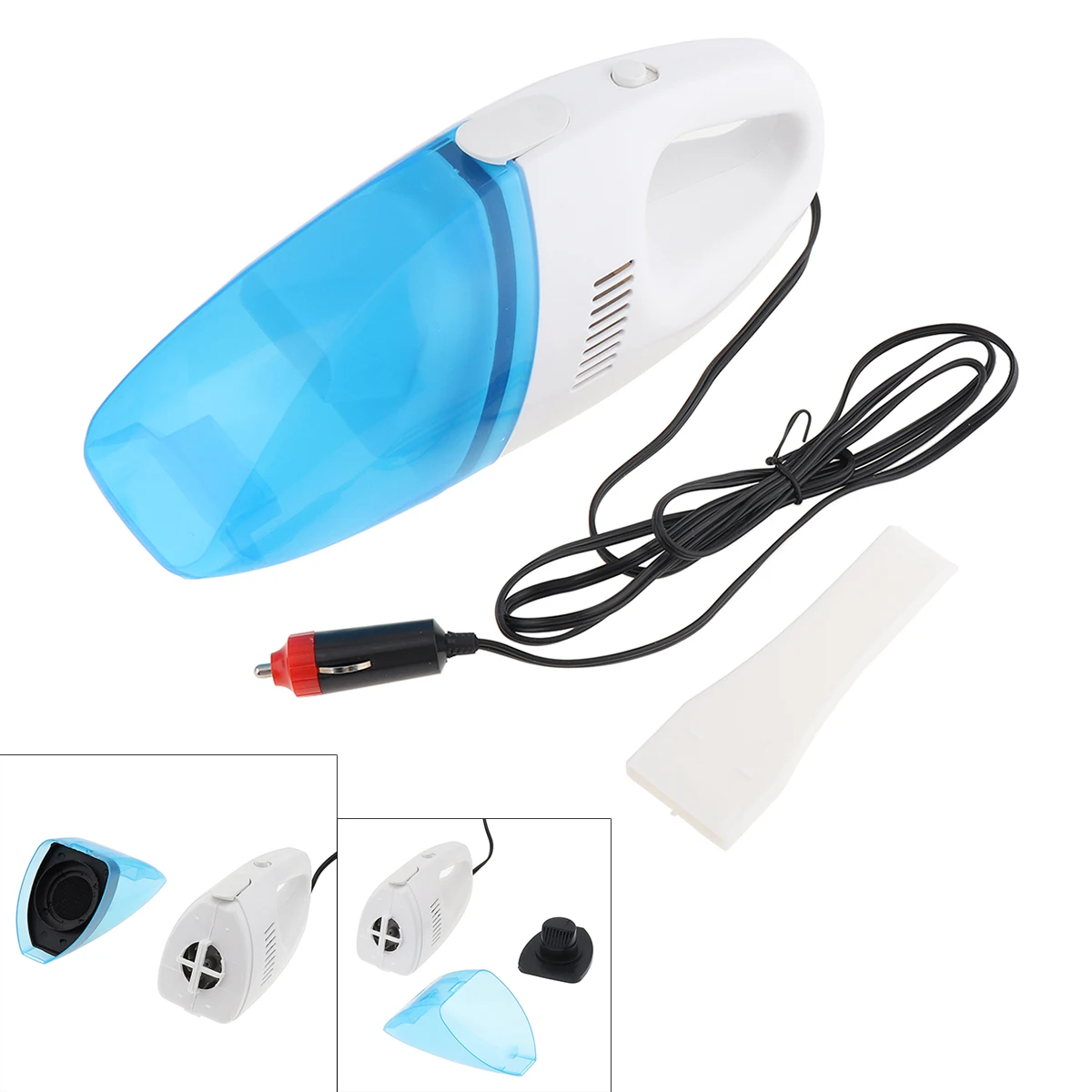 12V Blue Portable Handheld Car Vacuum Cleaner Vehicle Rechargeable Wet Dry Vacuum Cleaner
12V Blue Portable Handheld Car Vacuum Cleaner Vehicle Rechargeable Wet Dry Vacuum Cleaner