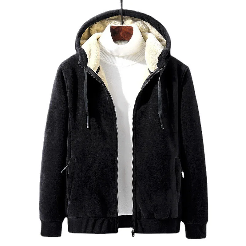 Fashion Lamb Wool Men Hoodies Winter Thick Warm Fleece Zipper Men Hoodies Coat Sportwear Male Streetwear Hoodies Sweatshirts
Fashion Lamb Wool Men Hoodies Winter Thick Warm Fleece Zipper Men Hoodies Coat Sportwear Male Streetwear Hoodies Sweatshirts