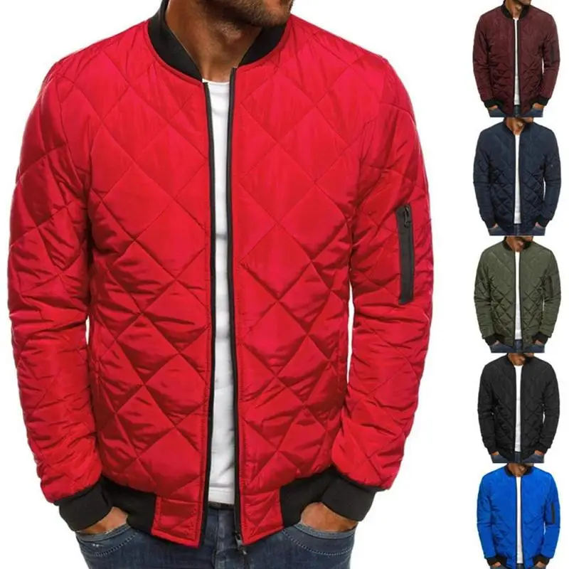 New Men Windbreaker Winter Coat Padded Puffer Jacket Warm Up Clothes Casual Bomber Casual Zip Fashion Cotton Outwear Coat N7V4
New Men Windbreaker Winter Coat Padded Puffer Jacket Warm Up Clothes Casual Bomber Casual Zip Fashion Cotton Outwear Coat N7V4