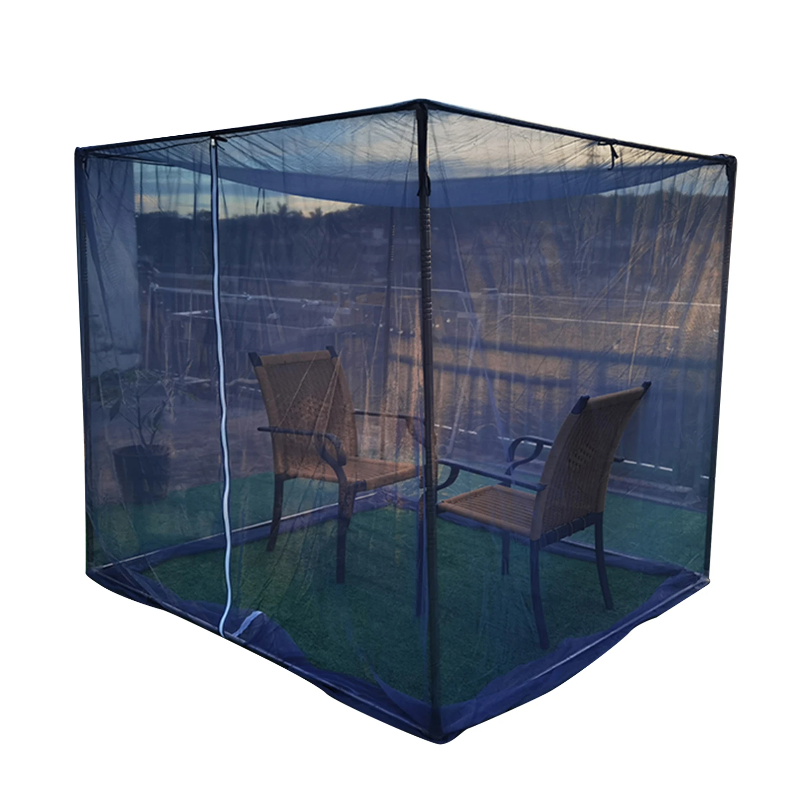 Gazebo Tent with Mosquito Netting and Bracket Outdoor Canopy with Zipper Door Shelter Sun Shade for Patio Garden Backyard Deck
Gazebo Tent with Mosquito Netting and Bracket Outdoor Canopy with Zipper Door Shelter Sun Shade for Patio Garden Backyard Deck