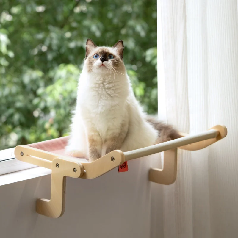 Pet Cat Beds Pet Hammock Wooden Comfortable Sunny Seat Window Mount Cute Pet Shelf Sunny Seat Beds Supplies
Pet Cat Beds Pet Hammock Wooden Comfortable Sunny Seat Window Mount Cute Pet Shelf Sunny Seat Beds Supplies