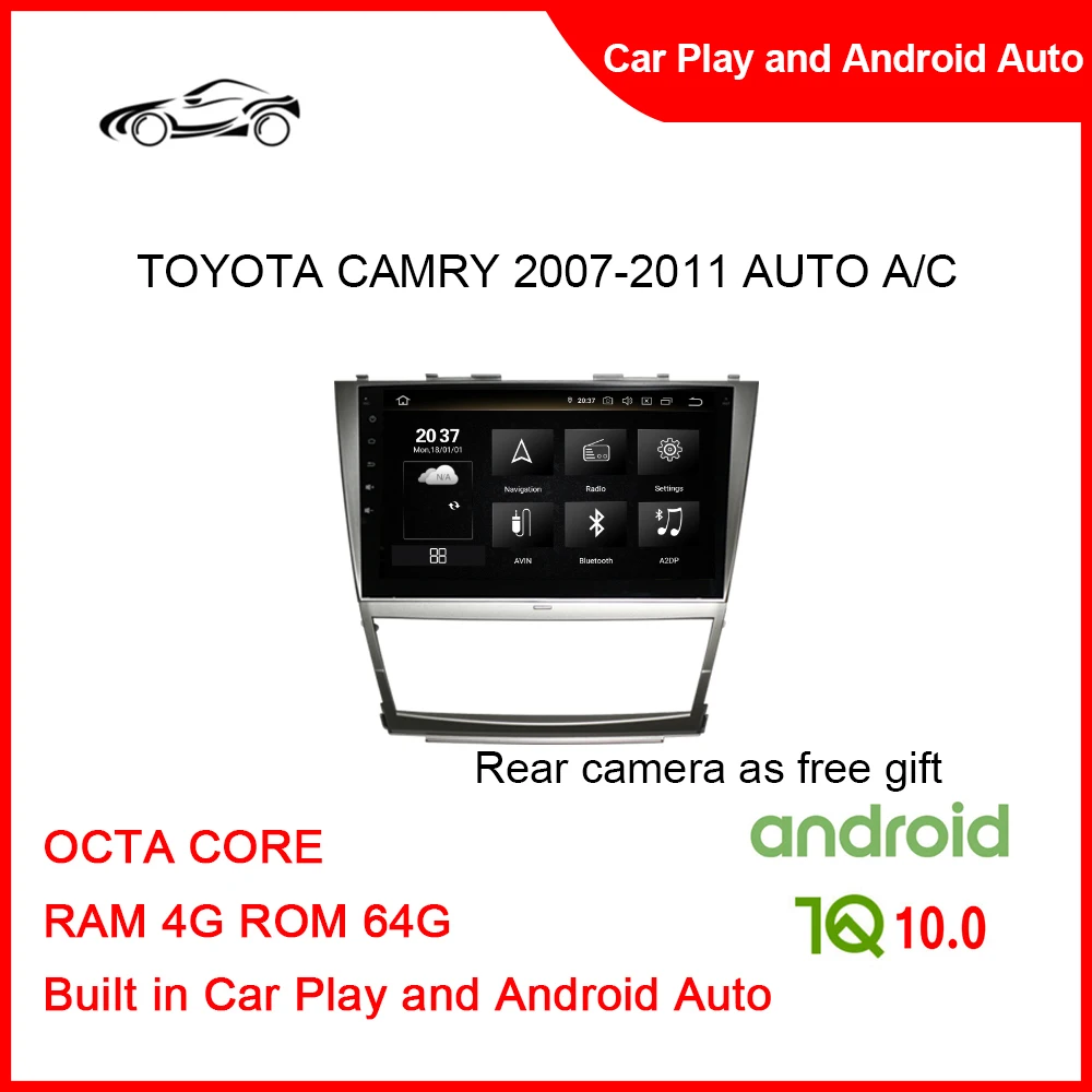 Big Screen Car Alarm With GPS Tracking System For TOYOTA CAMRY 2007-2011 10.1inch RAM 4G ROM 64 Touch Screen Car Radio Car Play
Big Screen Car Alarm With GPS Tracking System For TOYOTA CAMRY 2007-2011 10.1inch RAM 4G ROM 64 Touch Screen Car Radio Car Play