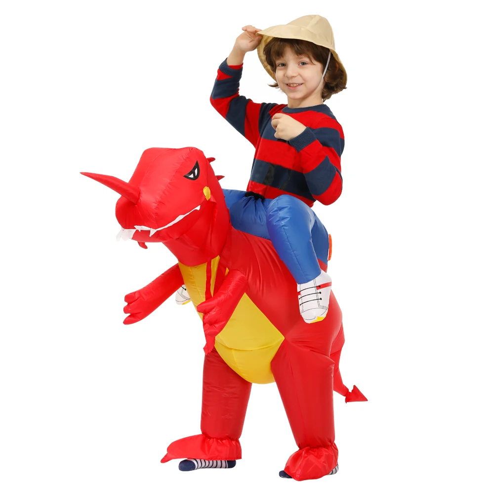 Kids Child Inflatable Dinosaur Costume Anime Mascot Dress Suit Halloween Purim Christmas Party Cosplay Costumes for Boys Girls
Kids Child Inflatable Dinosaur Costume Anime Mascot Dress Suit Halloween Purim Christmas Party Cosplay Costumes for Boys Girls