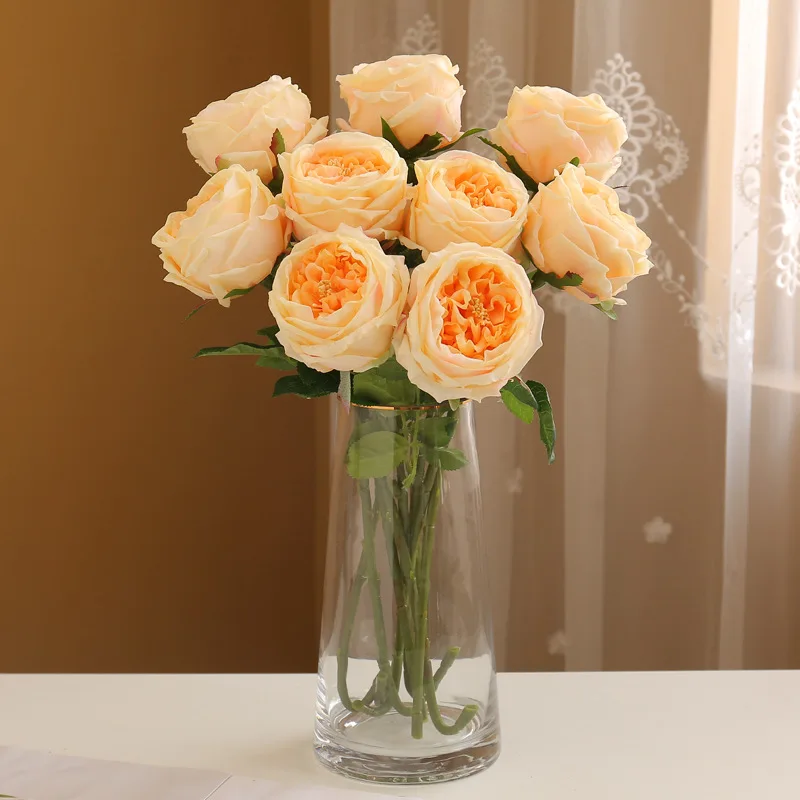 6 PCS Champagne Artificial Roses Flowers Valentine's Day Gift Wedding Birthday Decoration Home Ornament Artificial Fake Flowers
6 PCS Champagne Artificial Roses Flowers Valentine's Day Gift Wedding Birthday Decoration Home Ornament Artificial Fake Flowers