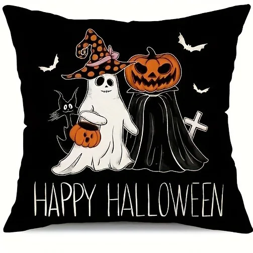 Наволочки на Хэллоуин, полиэстер велюр, 40x40/45x45/50x50/60x60 см
Наволочки на Хэллоуин, полиэстер велюр, 40x40/45x45/50x50/60x60 см