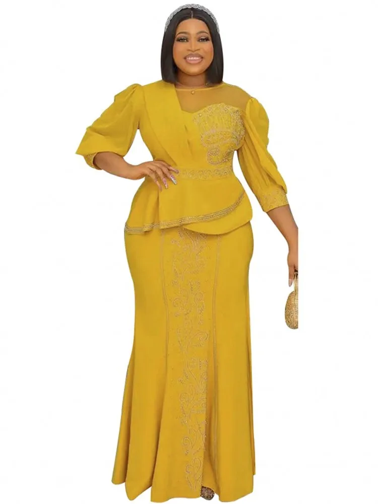 2 Piece Sets African Dresses For Women Bodycon Mermaid Sexy Elegant Wedding Gowns Ankara Long Maxi Dress New Robes Drop Shipping
2 Piece Sets African Dresses For Women Bodycon Mermaid Sexy Elegant Wedding Gowns Ankara Long Maxi Dress New Robes Drop Shipping