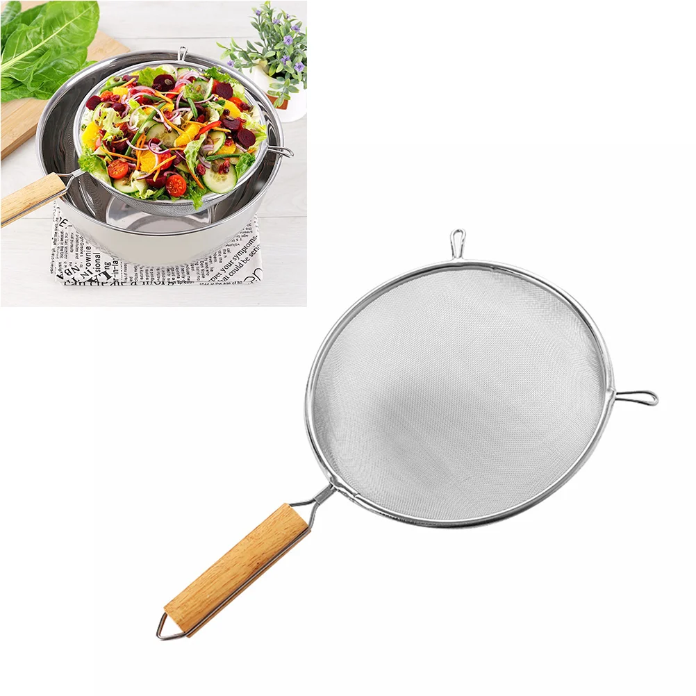 Mesh Strainer Sieve Sifter Fine Stainless Steel Strainers Kitchen Filter Baking Flour Hand Cocina Handle Coladores De Colanders
Mesh Strainer Sieve Sifter Fine Stainless Steel Strainers Kitchen Filter Baking Flour Hand Cocina Handle Coladores De Colanders