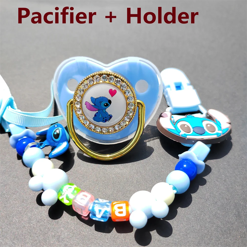 Handmade Bead Baby Chew Pacifier Clips and Silicone Dummy Soother for Stitch Dog Tiger Print BPA Free Baby Shower Gift Pacifiers
Handmade Bead Baby Chew Pacifier Clips and Silicone Dummy Soother for Stitch Dog Tiger Print BPA Free Baby Shower Gift Pacifiers
