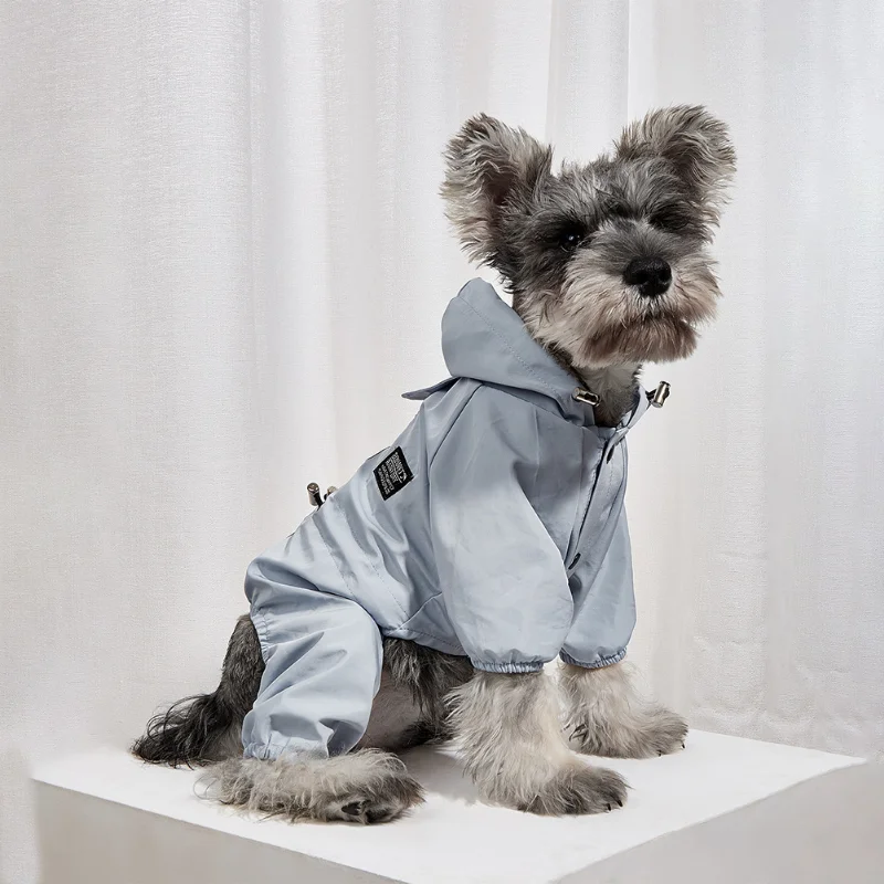 Pet Dog Raincoat Reflective Hooded Jumpsuit Dogs Waterproof Coat Water Resistant Clothes for Dogs Cats Jacket Pet Puppy Supplies
Pet Dog Raincoat Reflective Hooded Jumpsuit Dogs Waterproof Coat Water Resistant Clothes for Dogs Cats Jacket Pet Puppy Supplies