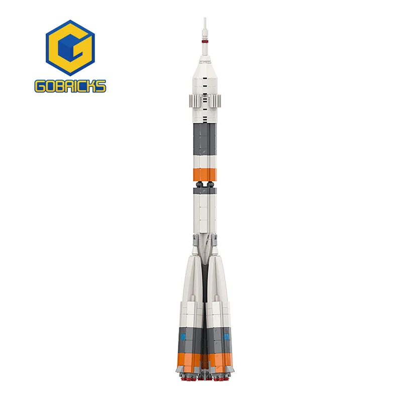Gobricks Ultimate Soyuz Rocket Collection 1:110 Scale Rocket Building Blocks Set Launch Vehicle Carrier Brick Assemble Toy Gift
Gobricks Ultimate Soyuz Rocket Collection 1:110 Scale Rocket Building Blocks Set Launch Vehicle Carrier Brick Assemble Toy Gift