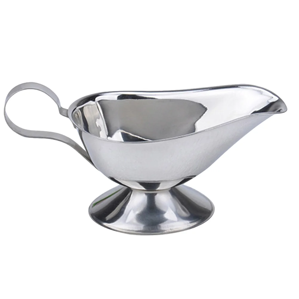 Sauce Gravy Cup Metal Boat Stainless Steel Dispenser Pourer Container Steak Dressing Seasoning Home Pot Salad Server Bowl Dish
Sauce Gravy Cup Metal Boat Stainless Steel Dispenser Pourer Container Steak Dressing Seasoning Home Pot Salad Server Bowl Dish