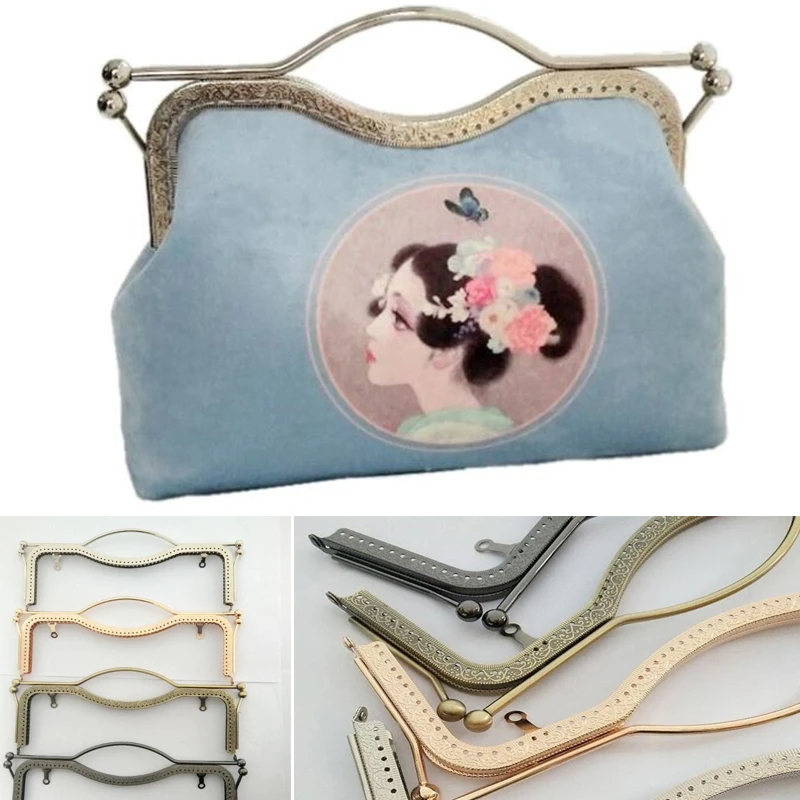 LKEEP 1pc Coin Purse Bag Kiss Clasp Lock Metal Arch Frame Hand DIY Craft 27cm Bag Parts Accessories
LKEEP 1pc Coin Purse Bag Kiss Clasp Lock Metal Arch Frame Hand DIY Craft 27cm Bag Parts Accessories