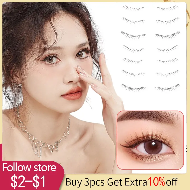 Lower Eyelash Tattoo Patch Lazy Makeup Tool Enlarge Your Eyes Symmetrical Eyelashes Disposable Tattoo Long-Lasting Sticker
Lower Eyelash Tattoo Patch Lazy Makeup Tool Enlarge Your Eyes Symmetrical Eyelashes Disposable Tattoo Long-Lasting Sticker