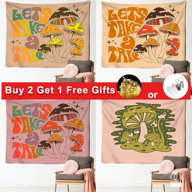 New Arrival Mushroom Tapestry Psychedelic Bohemian Style Suitable for Wall Decorations Dining Room BedRoom Home Decor Aesthetic
New Arrival Mushroom Tapestry Psychedelic Bohemian Style Suitable for Wall Decorations Dining Room BedRoom Home Decor Aesthetic