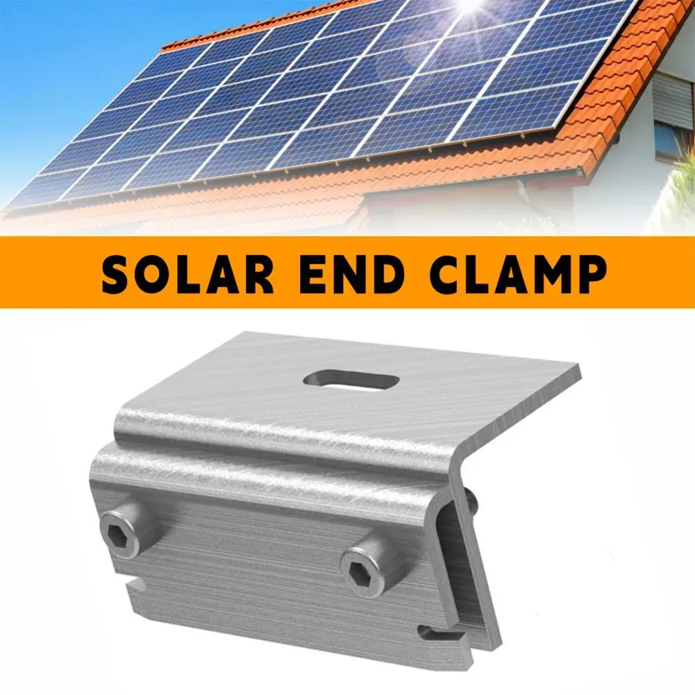 Solar Panel Bracket End Clamp Solar Assembly Stainless Steel 110mm Adjustable Modules Mounting Photovoltaic Replace
Solar Panel Bracket End Clamp Solar Assembly Stainless Steel 110mm Adjustable Modules Mounting Photovoltaic Replace