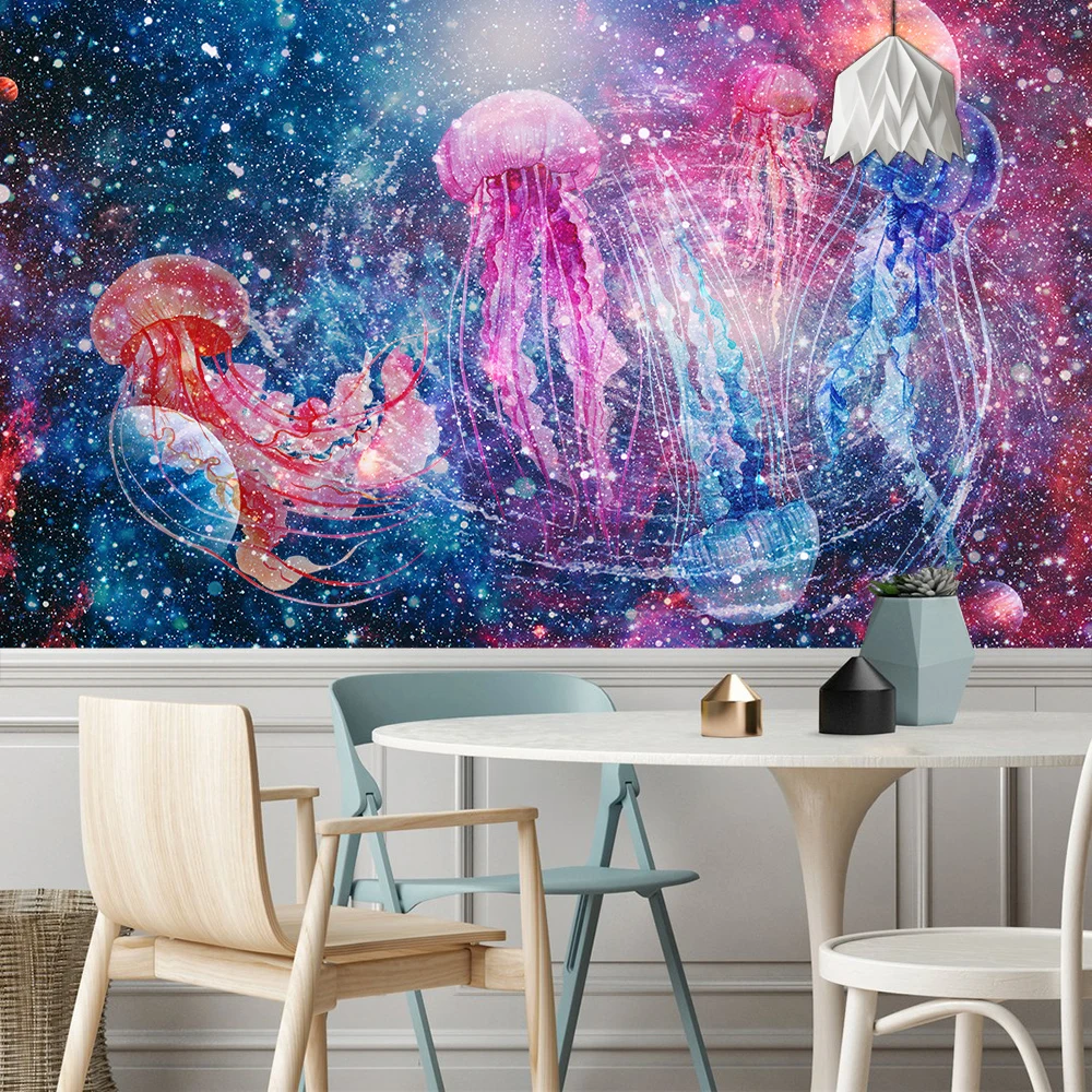 Psychedelic Jellyfish Tapestry Wall Hanging Colorful Witchcraft Forest Mural Bohemian Living Room Background Cloth Home Decor
Psychedelic Jellyfish Tapestry Wall Hanging Colorful Witchcraft Forest Mural Bohemian Living Room Background Cloth Home Decor
