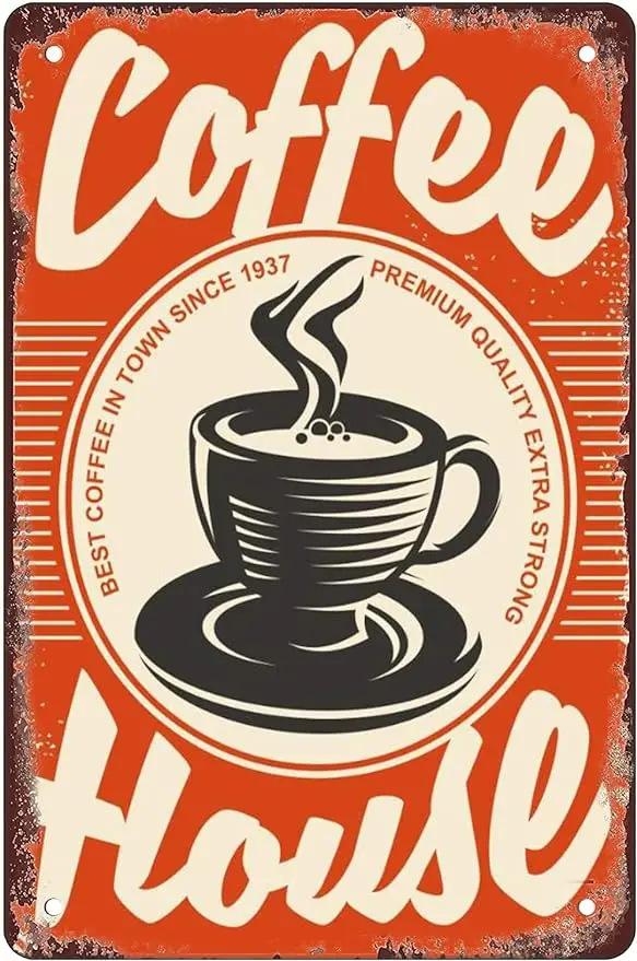 Best Coffee In Town Since Metal Tin Sign For,Wall Decor Home Bars,Restaurants,Cafes nostalgic Retro metal Funny sign gift 8x12in
Best Coffee In Town Since Metal Tin Sign For,Wall Decor Home Bars,Restaurants,Cafes nostalgic Retro metal Funny sign gift 8x12in