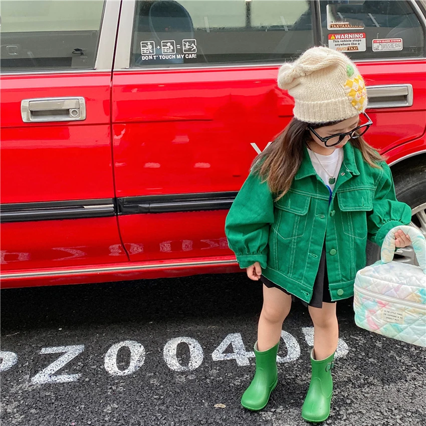 2022 New Spring Girls Denim Jacket Retro Windbreaker for Kids 1-10 Years Children Outerwear Tooling Denim Jacket
2022 New Spring Girls Denim Jacket Retro Windbreaker for Kids 1-10 Years Children Outerwear Tooling Denim Jacket