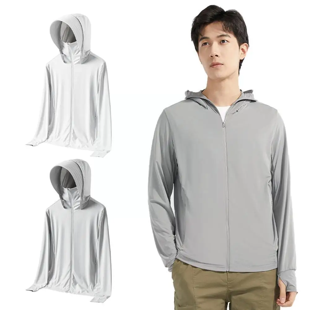 UPF 50 UV Unisex Breathable Lightweight Sun Protection Ice Sleeve Jacket With Silk With Mask Hoodie Shirts Long Clothing Po O0S9
UPF 50 UV Unisex Breathable Lightweight Sun Protection Ice Sleeve Jacket With Silk With Mask Hoodie Shirts Long Clothing Po O0S9