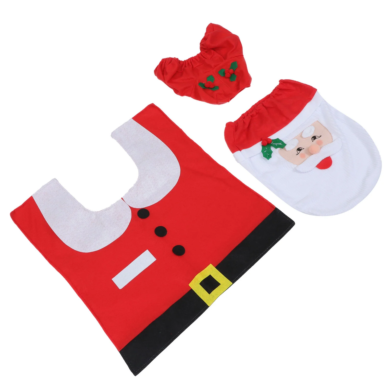 1 Набор Забавный шикарный Рождественский чехол для унитаза с Санта-Клаусом, напольный коврик, набор для туалета для дома, ванной, торгового М... 
1 Набор Забавный шикарный Рождественский чехол для унитаза с Санта-Клаусом, напольный коврик, набор для туалета для дома, ванной, торгового М...