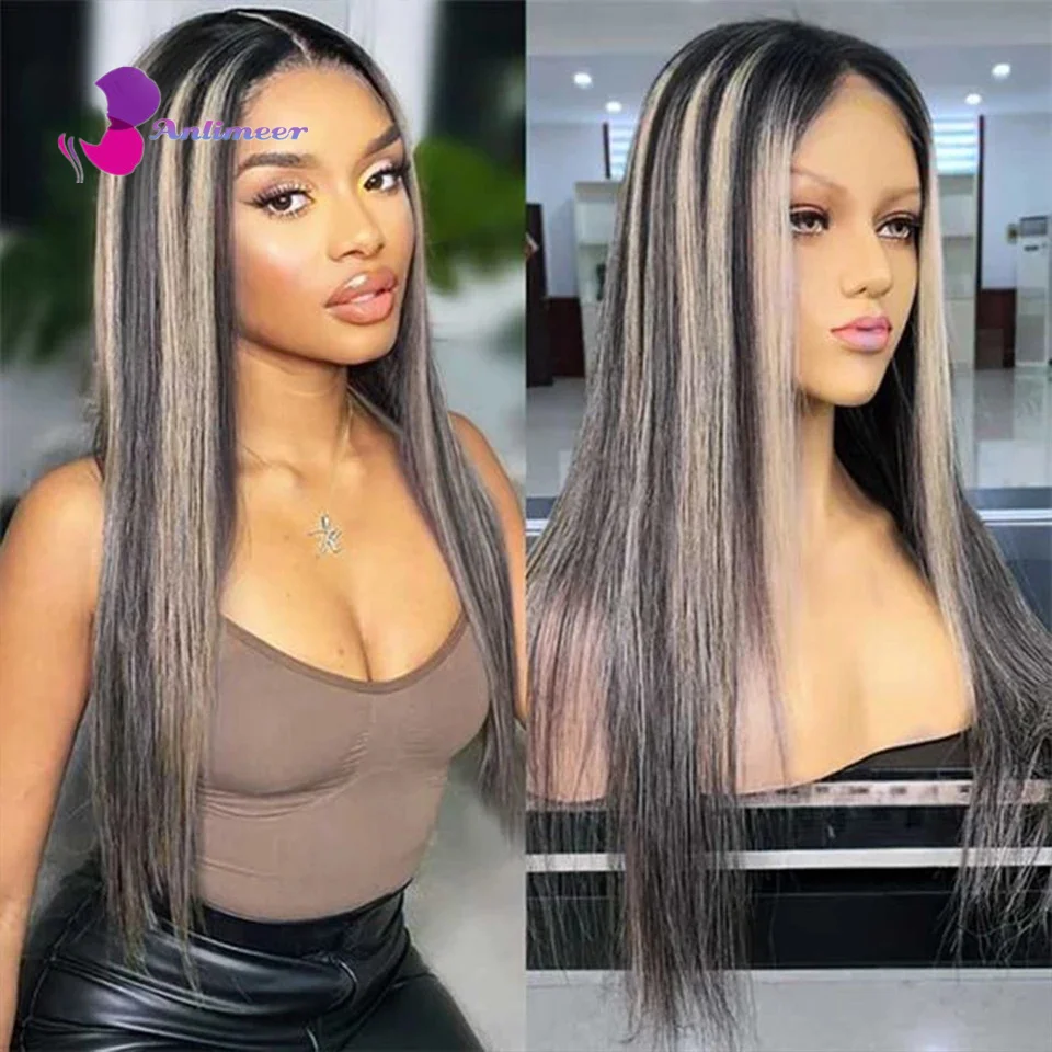Platinum Blonde Highlight 13x6 Lace Front Wig Human Hair Wigs Brazilian Silk Straight Wigs Human Hair for Black Women
Platinum Blonde Highlight 13x6 Lace Front Wig Human Hair Wigs Brazilian Silk Straight Wigs Human Hair for Black Women