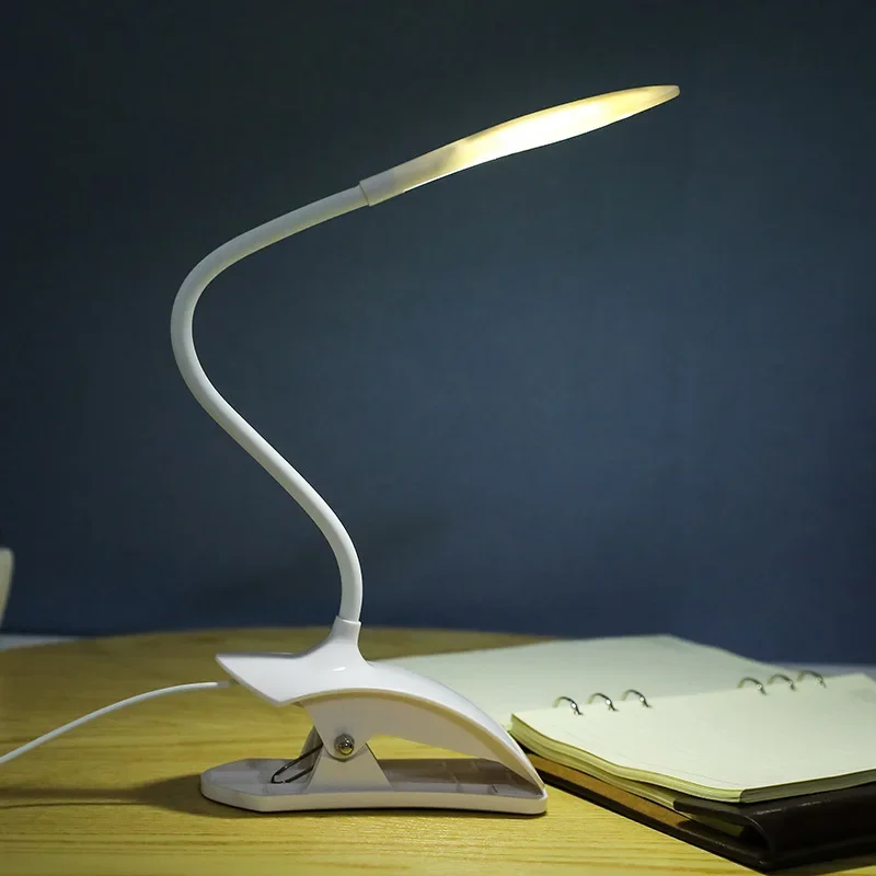 Светодиодная лампа с зажимом и USB-разъемом для вечеринки настосветильник защиты