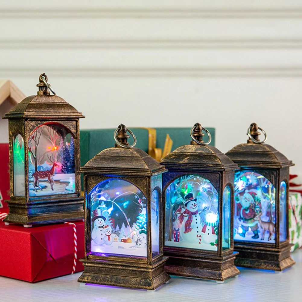 Christmas LED Light Up Lantern Decorations Xmas Santa Claus Snowman For Family Merry Party Table Lamp Ornament 13.5x7x3.8cm
Christmas LED Light Up Lantern Decorations Xmas Santa Claus Snowman For Family Merry Party Table Lamp Ornament 13.5x7x3.8cm