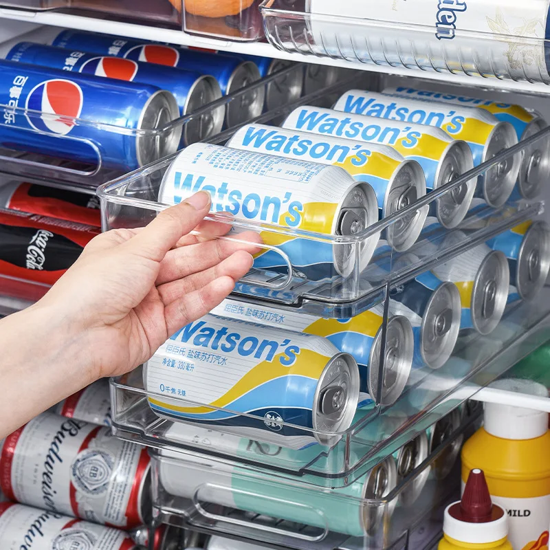 Drinks Storage Holder Beverage Refrigerator Cans Organizer Box Double-Deck Automatic Falling Freezer Countertop High-Capacity
Drinks Storage Holder Beverage Refrigerator Cans Organizer Box Double-Deck Automatic Falling Freezer Countertop High-Capacity