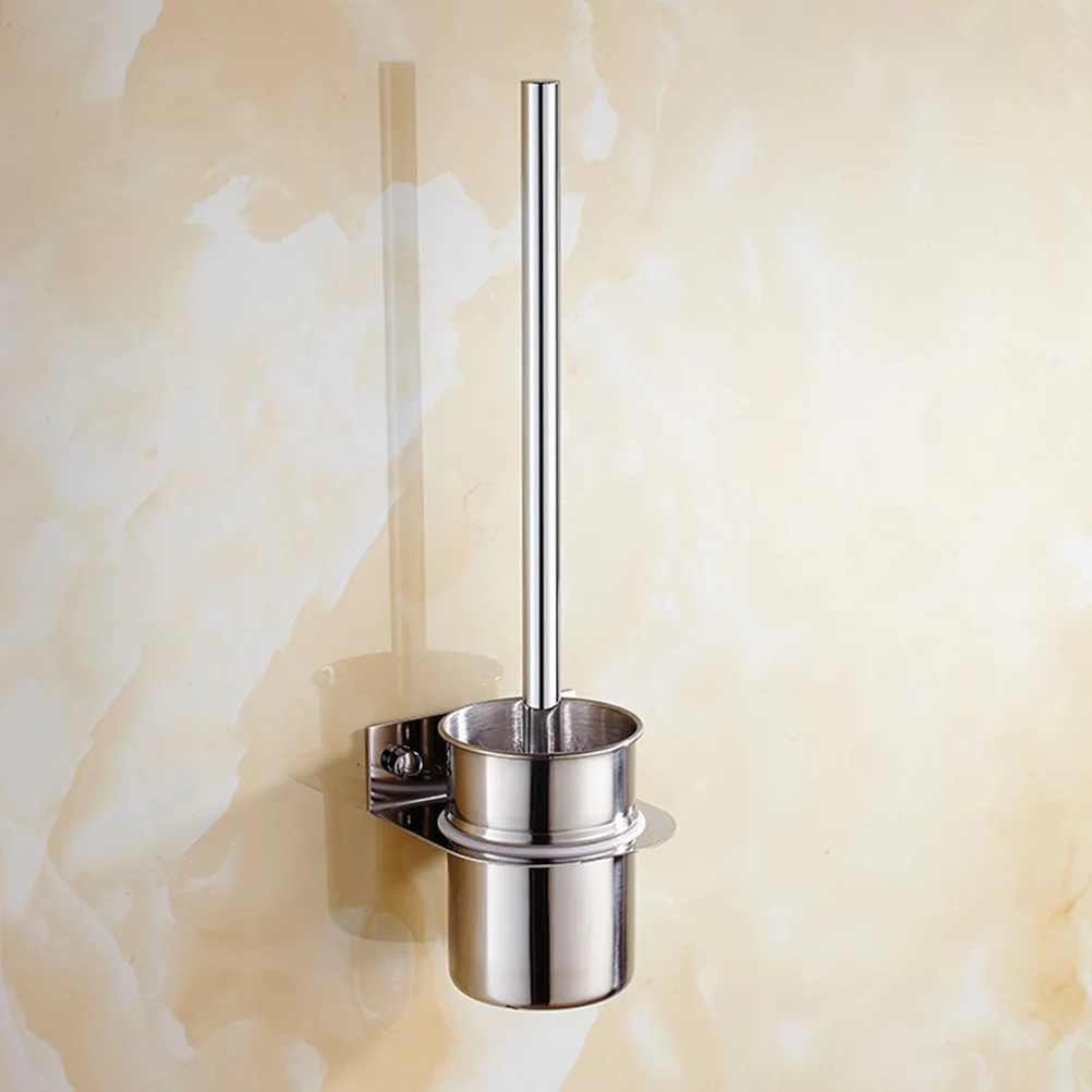 Toilet Brush Stainless Steel Wall-Mounted Toilet Brush Holder Bathroom Toilet Brush Set for Bathroom Storage(Silver)
Toilet Brush Stainless Steel Wall-Mounted Toilet Brush Holder Bathroom Toilet Brush Set for Bathroom Storage(Silver)
