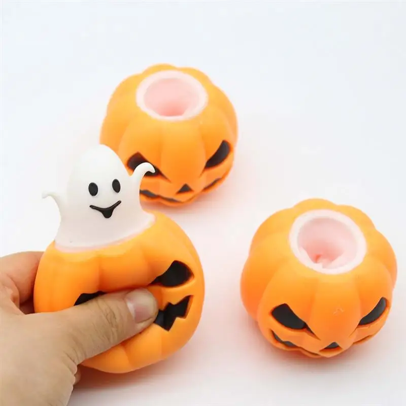 4Pcs Halloween Ghost Squeeze Pumpkin TPR Ghost Cup Toys Decompression Fidget Antistress Sensory Stress Reliefing Gift for Kids
4Pcs Halloween Ghost Squeeze Pumpkin TPR Ghost Cup Toys Decompression Fidget Antistress Sensory Stress Reliefing Gift for Kids