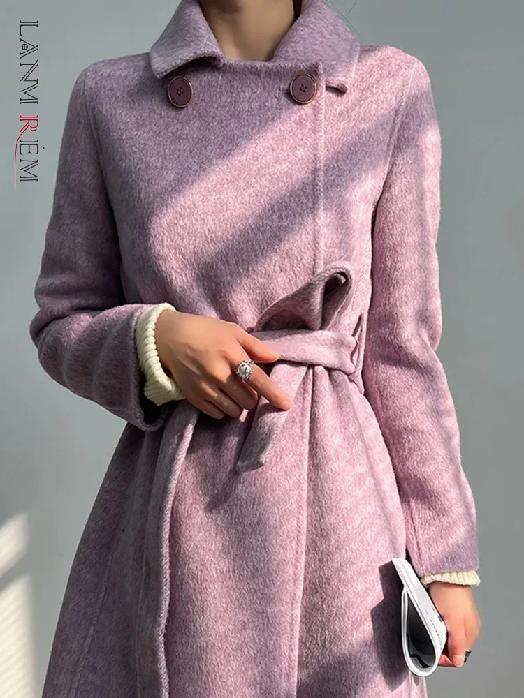 LANMREM Double Sided Wool Coat Women's Lapel Double Breasted Belt Overcoat 2023 Winter Luxury Clothes Female Fashion 2DA2520
LANMREM Double Sided Wool Coat Women's Lapel Double Breasted Belt Overcoat 2023 Winter Luxury Clothes Female Fashion 2DA2520