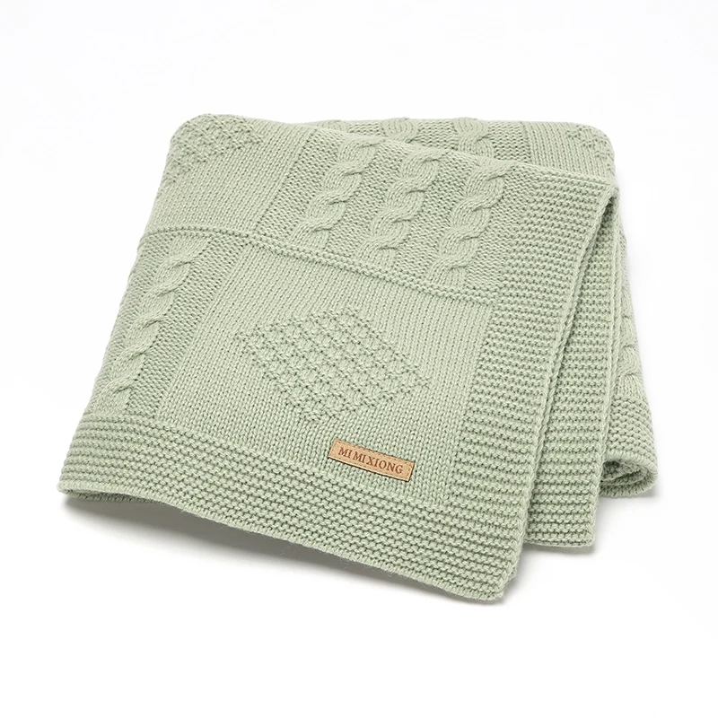 Newborn Baby Blanket Knit Infant Girls Boys Bedding Crib Quilt Fashion Solid Toddler Stroller Swaddling 100*80CM Soft Breathable
Newborn Baby Blanket Knit Infant Girls Boys Bedding Crib Quilt Fashion Solid Toddler Stroller Swaddling 100*80CM Soft Breathable