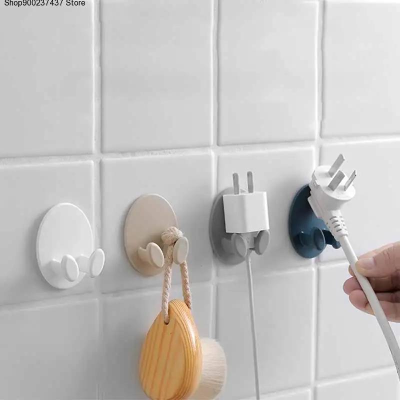 2pcs/set Plastic Hooks Sticky Hook TV Practical Wall Storage Holder Strong Hanger
2pcs/set Plastic Hooks Sticky Hook TV Practical Wall Storage Holder Strong Hanger