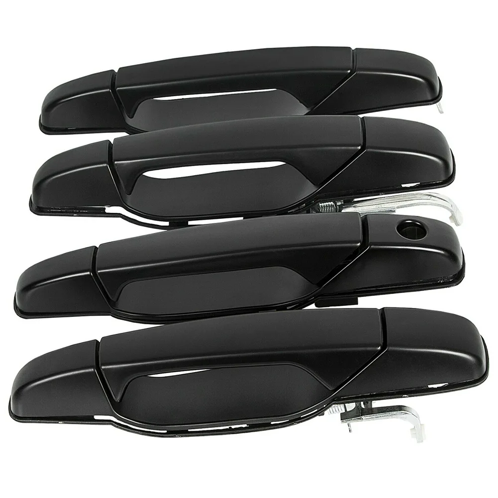 4pcs Exterior Front & Rear Door Handles Set BLACK For 07-14 Tahoe Silverado Yukon Sierra 1500 / 2500 / 3500 Truck
4pcs Exterior Front & Rear Door Handles Set BLACK For 07-14 Tahoe Silverado Yukon Sierra 1500 / 2500 / 3500 Truck