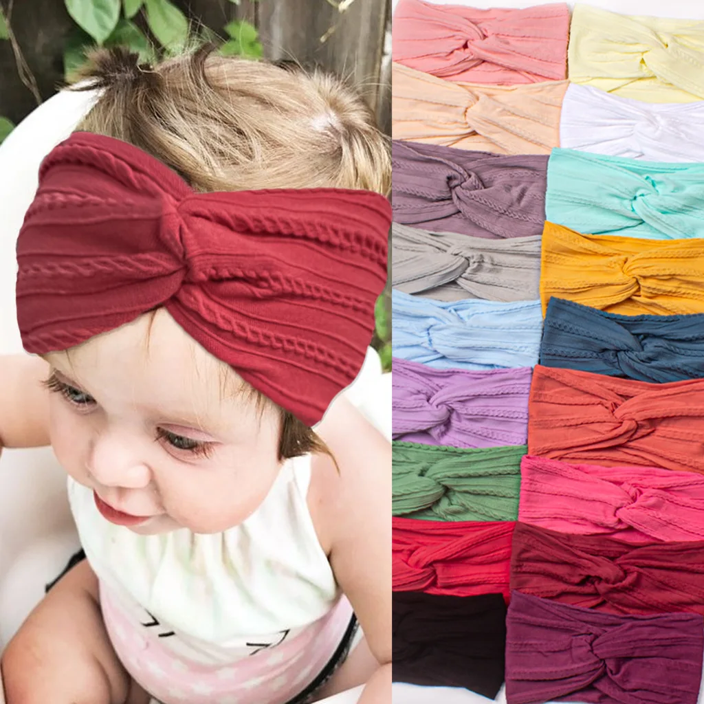 Newborn Headband Baby Girls Solid Color Nylon Jacquard Wide Cross Bandana Birthday Party Baby Accessories 0~6 Years Old 
Newborn Headband Baby Girls Solid Color Nylon Jacquard Wide Cross Bandana Birthday Party Baby Accessories 0~6 Years Old