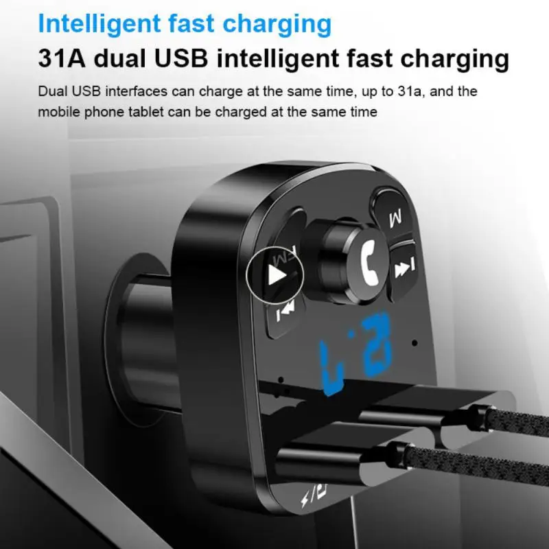 Multifunctional Car Charger 3.1a Car Music U Disk Supplies Smart Fast Charging Car Fast Charging Dual Usb Car Accessories
Multifunctional Car Charger 3.1a Car Music U Disk Supplies Smart Fast Charging Car Fast Charging Dual Usb Car Accessories
