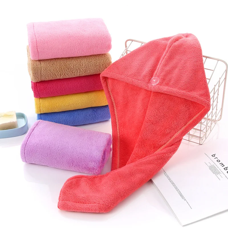 Microfiber Quick Dry Shower Hair Caps towel Magic Super Absorbent DryHairTowel Drying Turban Wrap Hat Spa Bathing Cap DH6653
Microfiber Quick Dry Shower Hair Caps towel Magic Super Absorbent DryHairTowel Drying Turban Wrap Hat Spa Bathing Cap DH6653