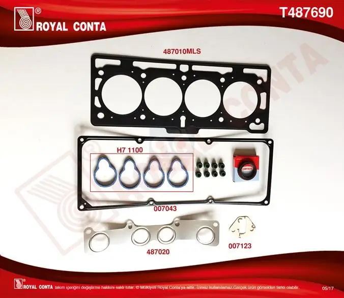 Код магазина: T487690, Внутренняя деталь Набор прокладок 8V «KECELI»
Код магазина: T487690, Внутренняя деталь Набор прокладок 8V «KECELI»