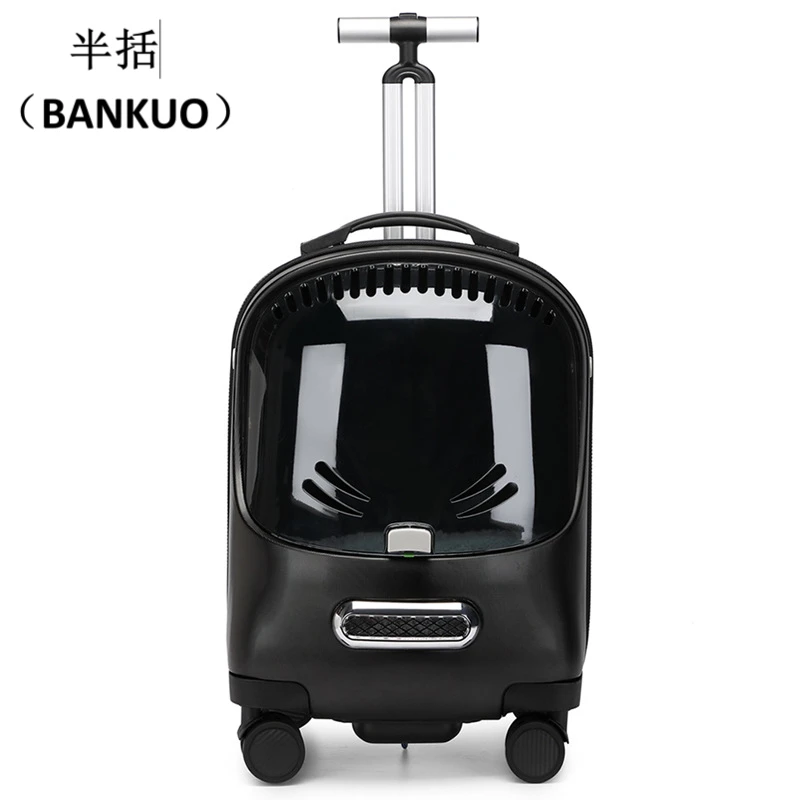 BANKUO Pet Trolley Cat Backpack Can Be Pulled Back Universal Wheel Trolley Pet Bag Go Out Convenient Cat Bag Pet Suitcase
BANKUO Pet Trolley Cat Backpack Can Be Pulled Back Universal Wheel Trolley Pet Bag Go Out Convenient Cat Bag Pet Suitcase