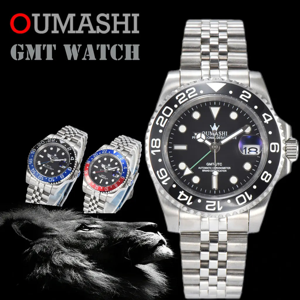 Luxury NH34 Men's Mechanical Automatic Watch 100M Waterproof GMT Watch Glow Ceramic Date Sapphire Watch reloj hombre Watchman
Luxury NH34 Men's Mechanical Automatic Watch 100M Waterproof GMT Watch Glow Ceramic Date Sapphire Watch reloj hombre Watchman