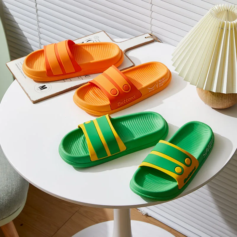 Women Platform Home Slippers Female Fashion Beach Slides Summer Candy-colored Button Strap Non-slip Sandals Chaussure Femme
Women Platform Home Slippers Female Fashion Beach Slides Summer Candy-colored Button Strap Non-slip Sandals Chaussure Femme