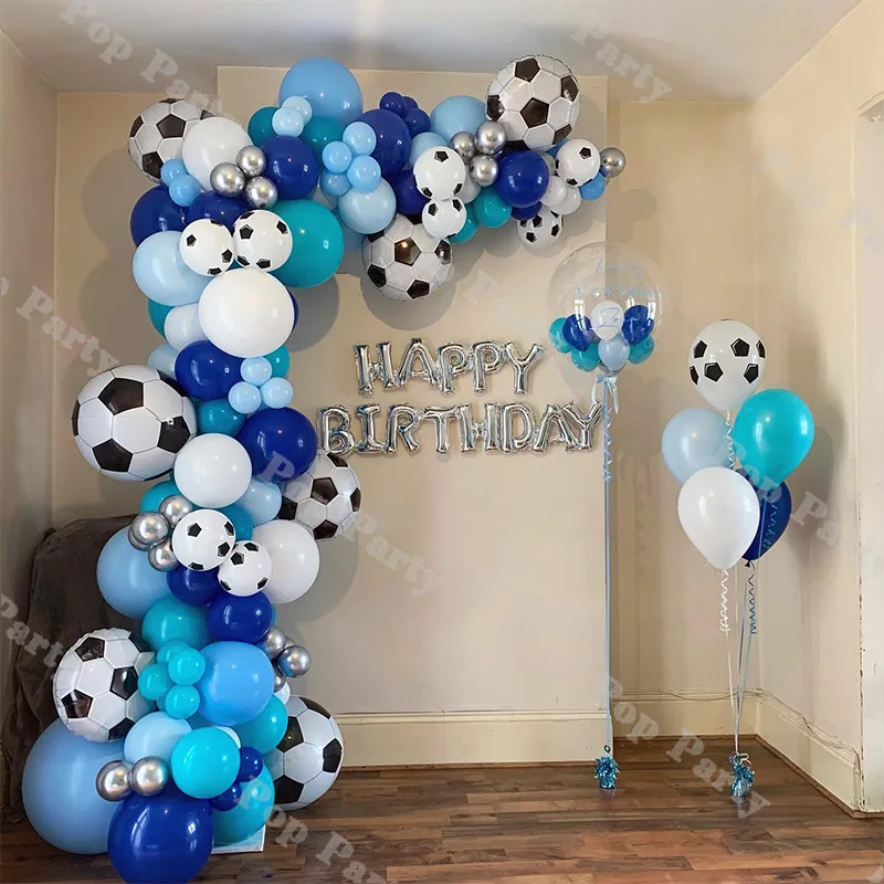 111/125pc Soccer Balloons Arch Kit Klein Blue Silver Football Balloon Garland Gender RevealBridal Shower Birthday Party Supplies
111/125pc Soccer Balloons Arch Kit Klein Blue Silver Football Balloon Garland Gender RevealBridal Shower Birthday Party Supplies