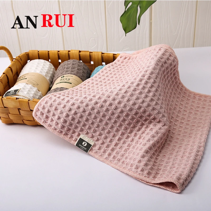 ANRUI 100% cotton waffle household towel soft and comfortable fine fiber absorbent and easy to dry
ANRUI 100% cotton waffle household towel soft and comfortable fine fiber absorbent and easy to dry