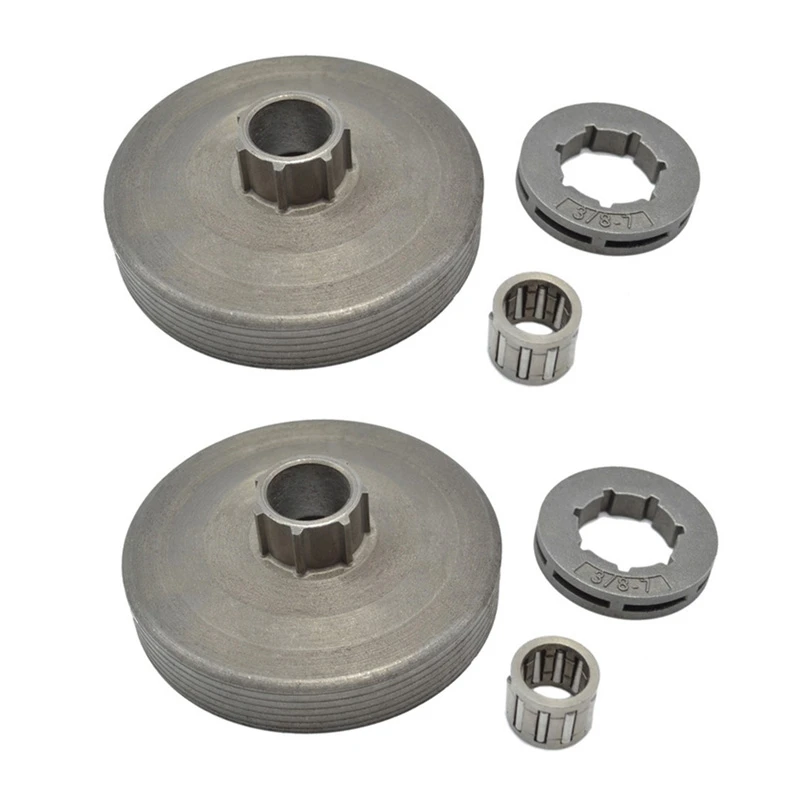 Retail 2X Chain Saw 3/8-7T Rim Sprocket With Chainsaw Clutch Drum For 45Cc 52Cc 58Cc Gasoline Engineg Parts Replacement
Retail 2X Chain Saw 3/8-7T Rim Sprocket With Chainsaw Clutch Drum For 45Cc 52Cc 58Cc Gasoline Engineg Parts Replacement