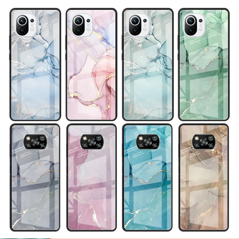 Glass Case For Xiaomi Poco X3 NFC 11 Lite 11T F3 M3 For Redmi Note 11 10 9 8 Pro 10S 9S 9A 9C Phone Cover Granite Marble
Glass Case For Xiaomi Poco X3 NFC 11 Lite 11T F3 M3 For Redmi Note 11 10 9 8 Pro 10S 9S 9A 9C Phone Cover Granite Marble